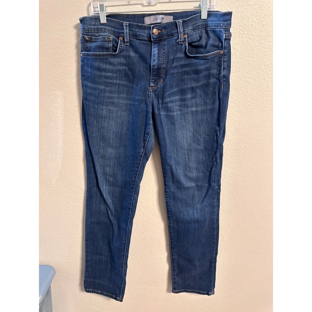 Joe's Jeans Mid-Rise Dark Wash Denim Skinny Leg Casual Size